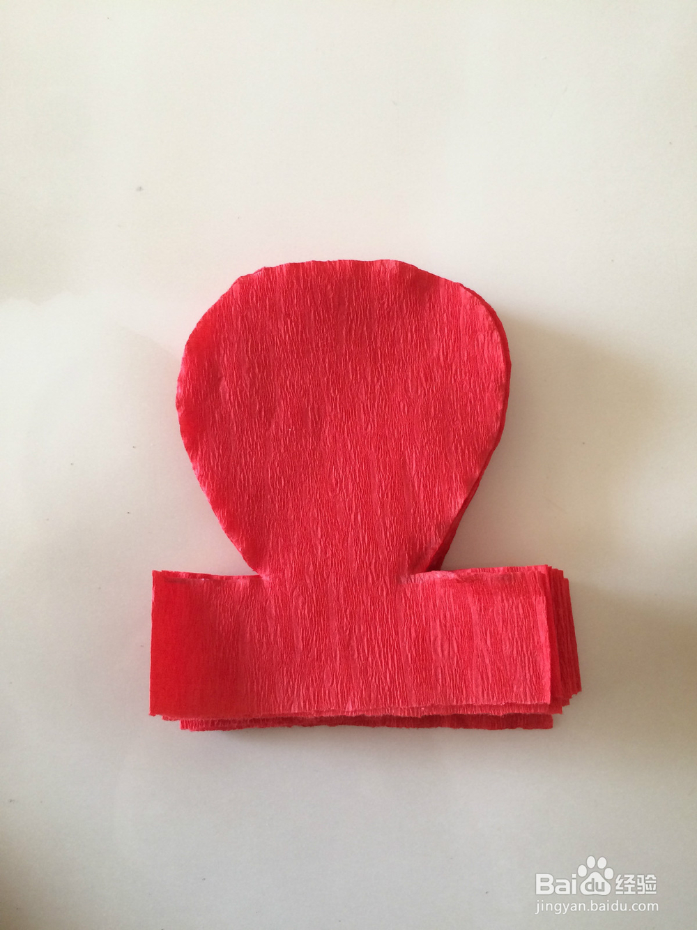 如何用皱纹纸做玫瑰花