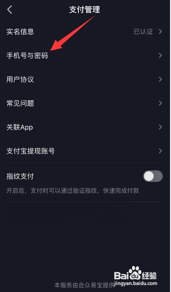 抖音支付密码在哪里设置