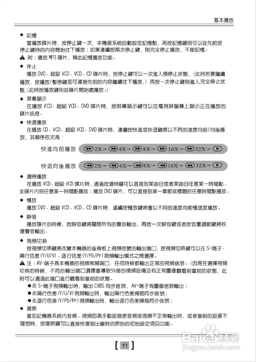 歌林KVD-919PK型数位影音光碟机说明书:[1]