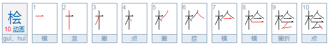 桧怎么读kuai