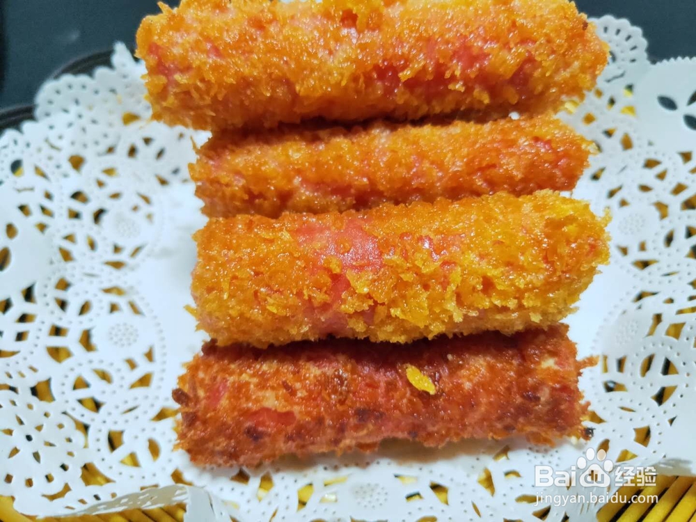 酥脆可口的家庭版小吃-改良版炸烤肠