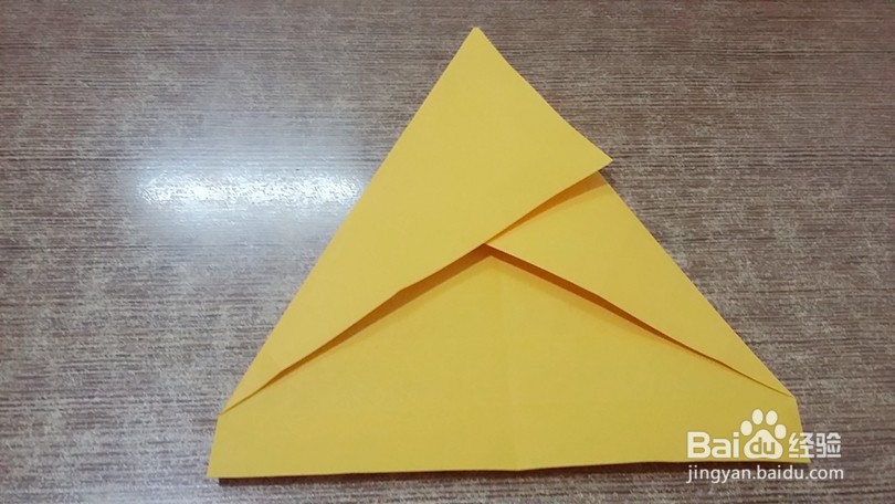 三角盒的彩纸折法