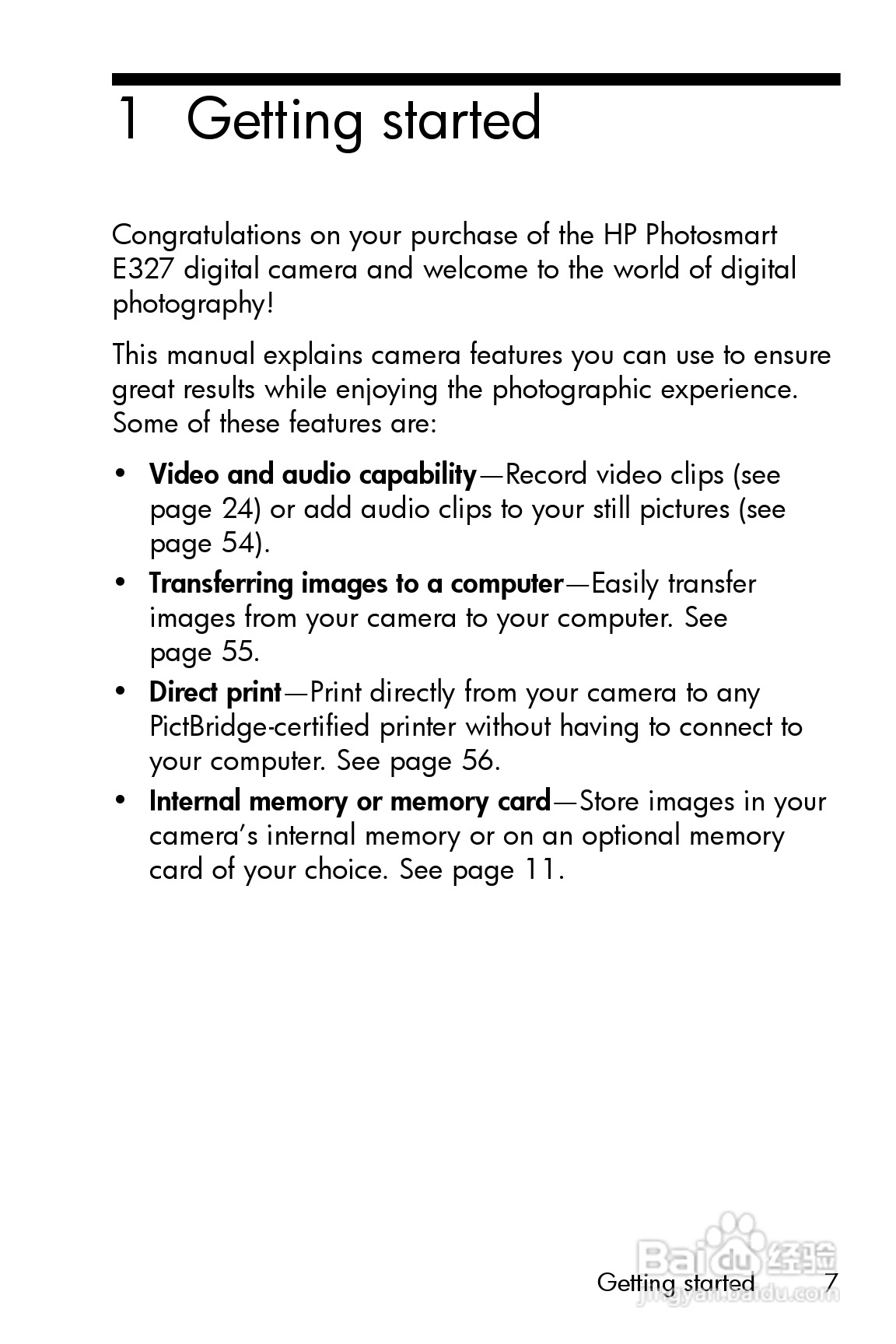 惠普Photosmart E327数码相机使用说明书:[1]