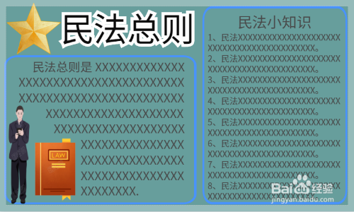 民法总则手抄报