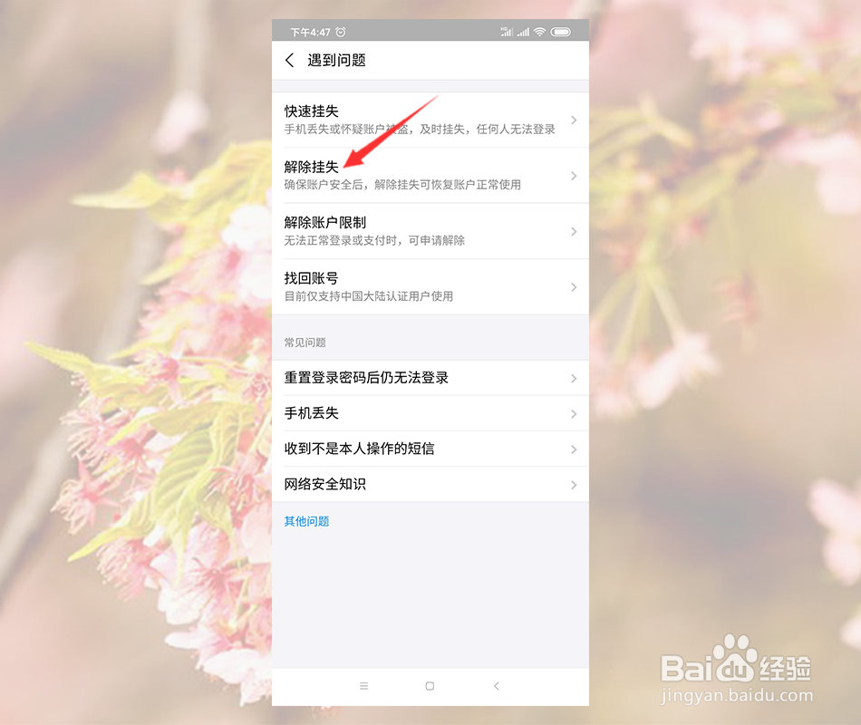 支付宝账号冻结怎么解冻