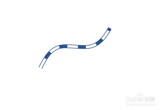 PPT 365如何绘制铁轨图标?