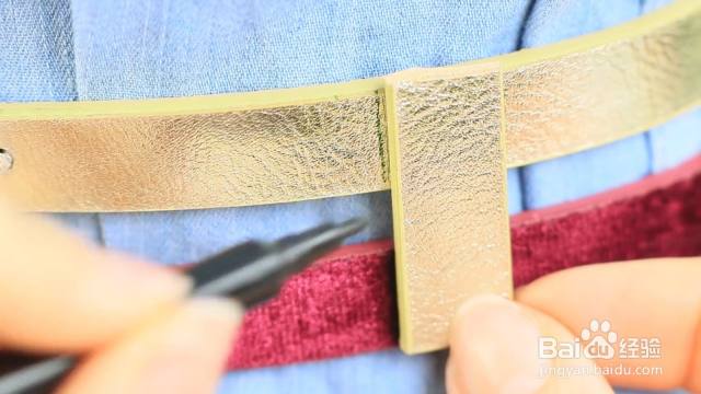 怎样把皮带改装成装饰背带（皮带改短视频教程）[图]