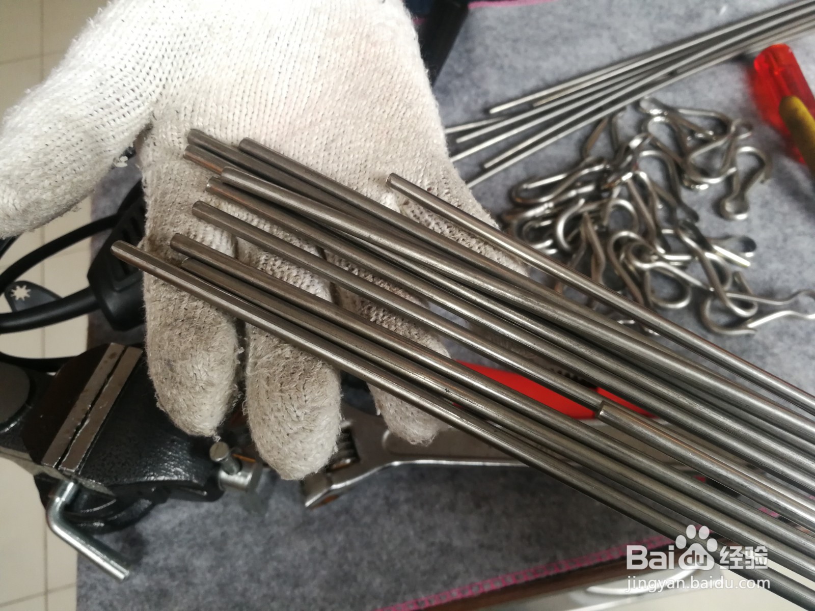 手工打造5毫米粗不锈钢钥匙扣 皇品堂钥匙扣