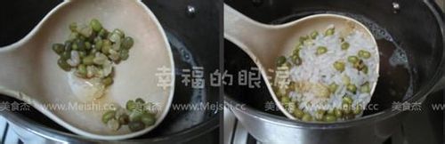 绿豆奶粥的做法