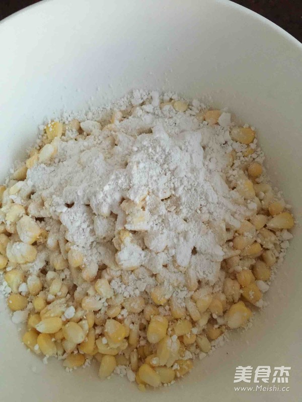 虾米玉米烙的做法