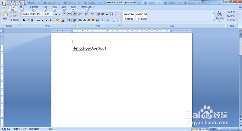 如何在输入英文时首字母大写