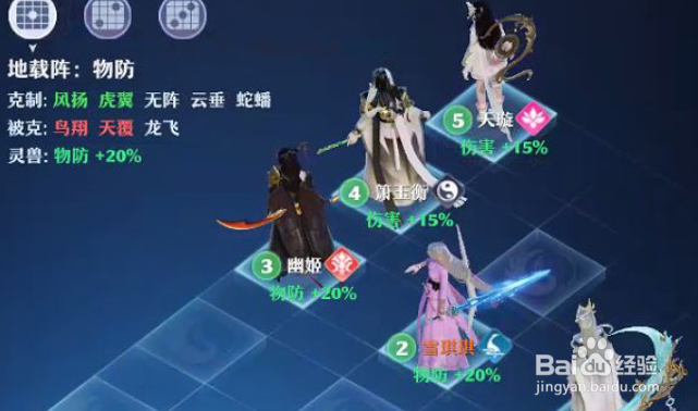 梦幻新诛仙地载阵克制关系介绍