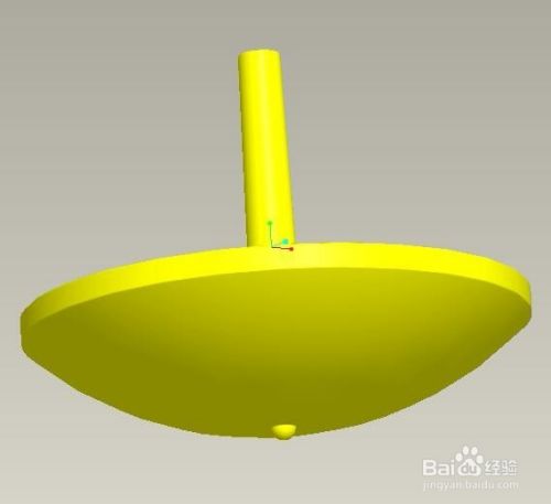 Pro/e5.0如何创建一个手旋陀螺模型？