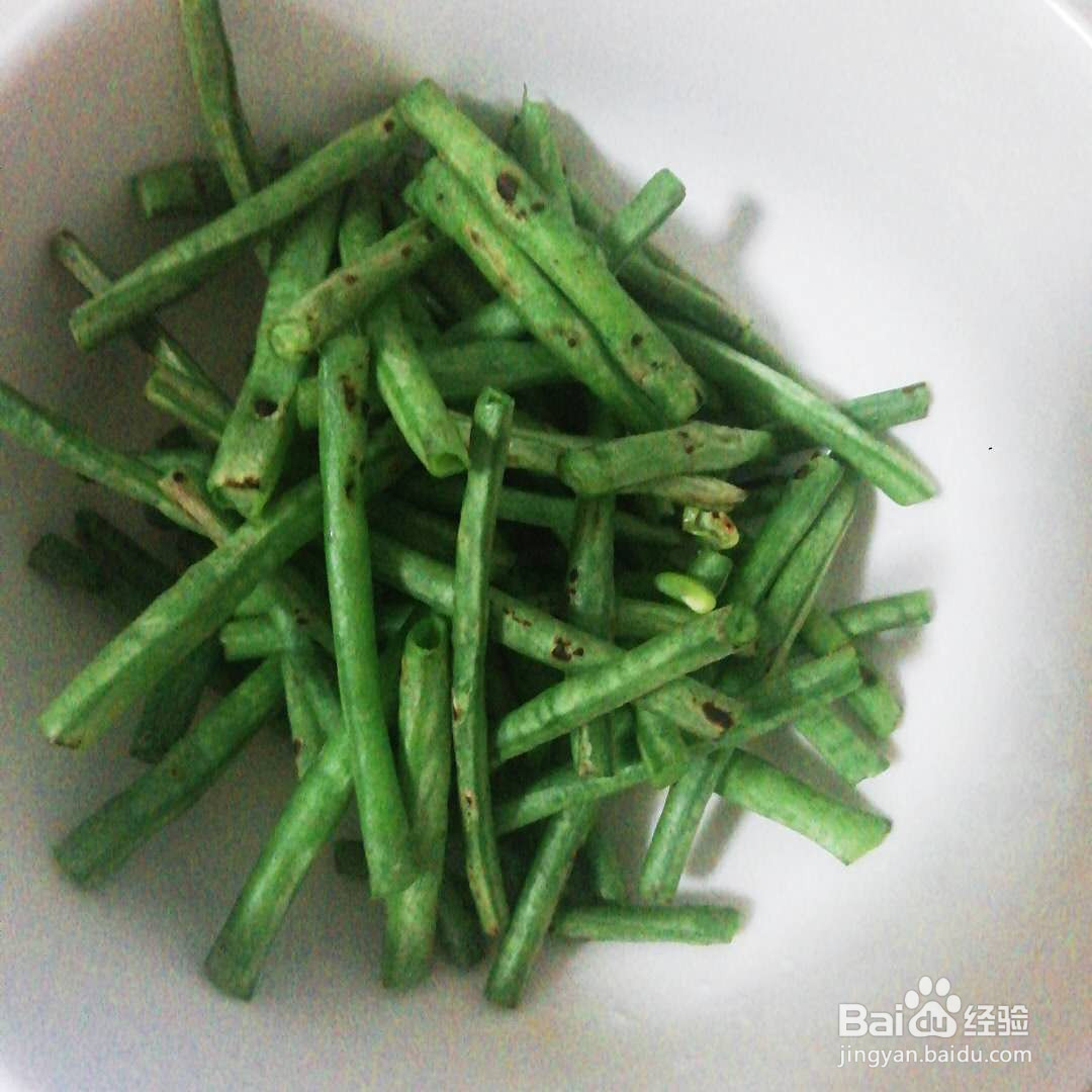 干煸豇豆的做法