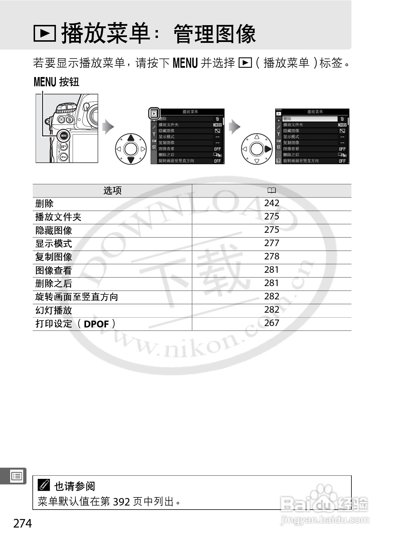 尼康D3S数码相机使用说明书:[31]