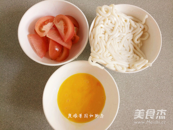 番茄鸡蛋乌冬面