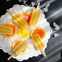 分享圣洛雪菠萝香蕉甜橙脆皮冰棒做法