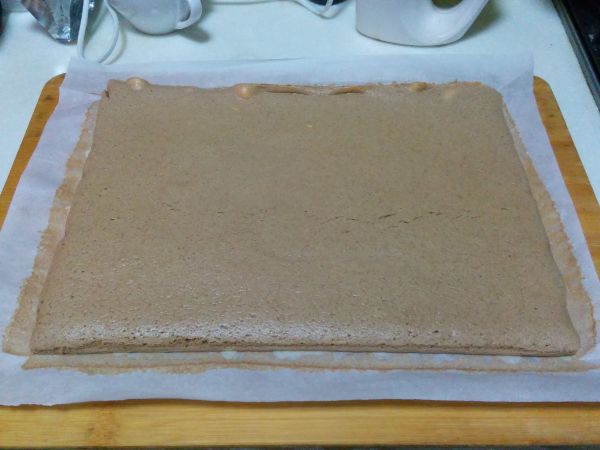 长颈鹿斑纹蛋糕卷