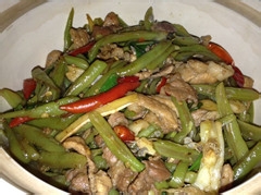 私房扁豆焖肉