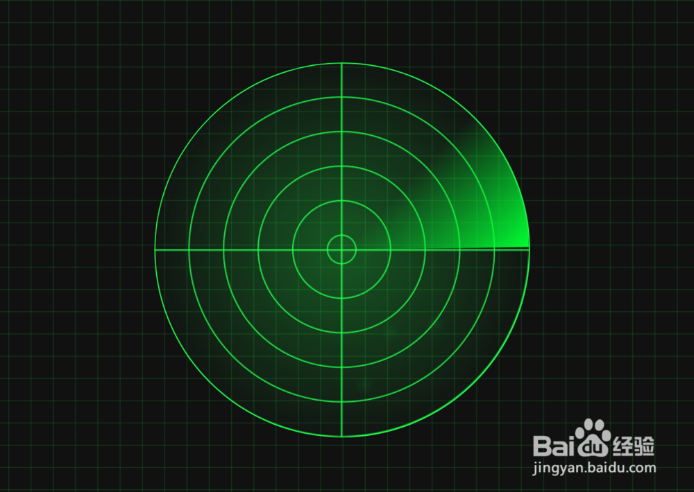 html+CSS3实现苹果手机查找我的iphone雷达扫描