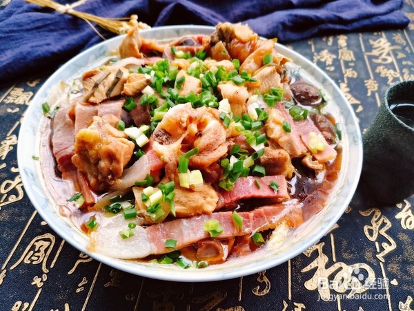 花菇火腿蒸鸡制作方法