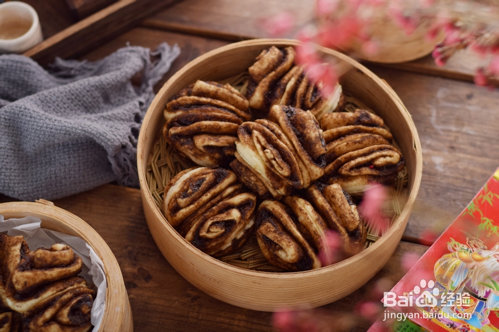 戒掉外卖的红糖麻酱花卷