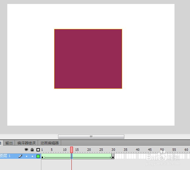 flash cs3变色动画是怎么制作的