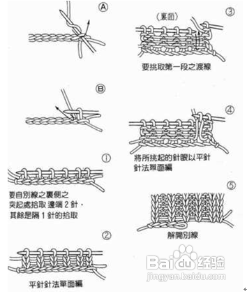 打围巾怎么起针