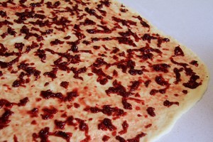 玫瑰酱手撕甜吐司的做法