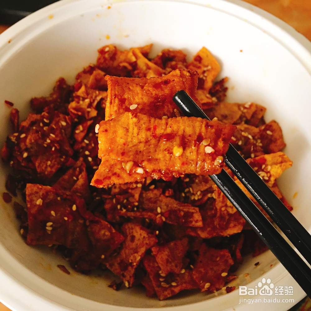 详细教你做麻辣豆皮