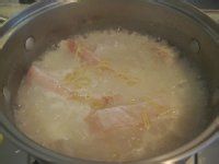 海味鱼腩粥的做法