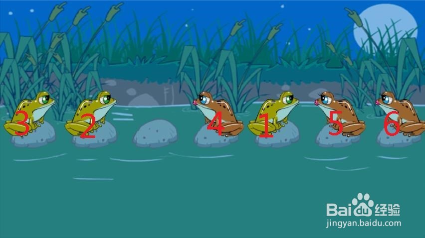 史上最难智力游戏青蛙过河攻略