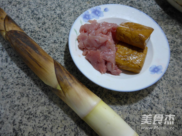 肉丝香干炒雷笋