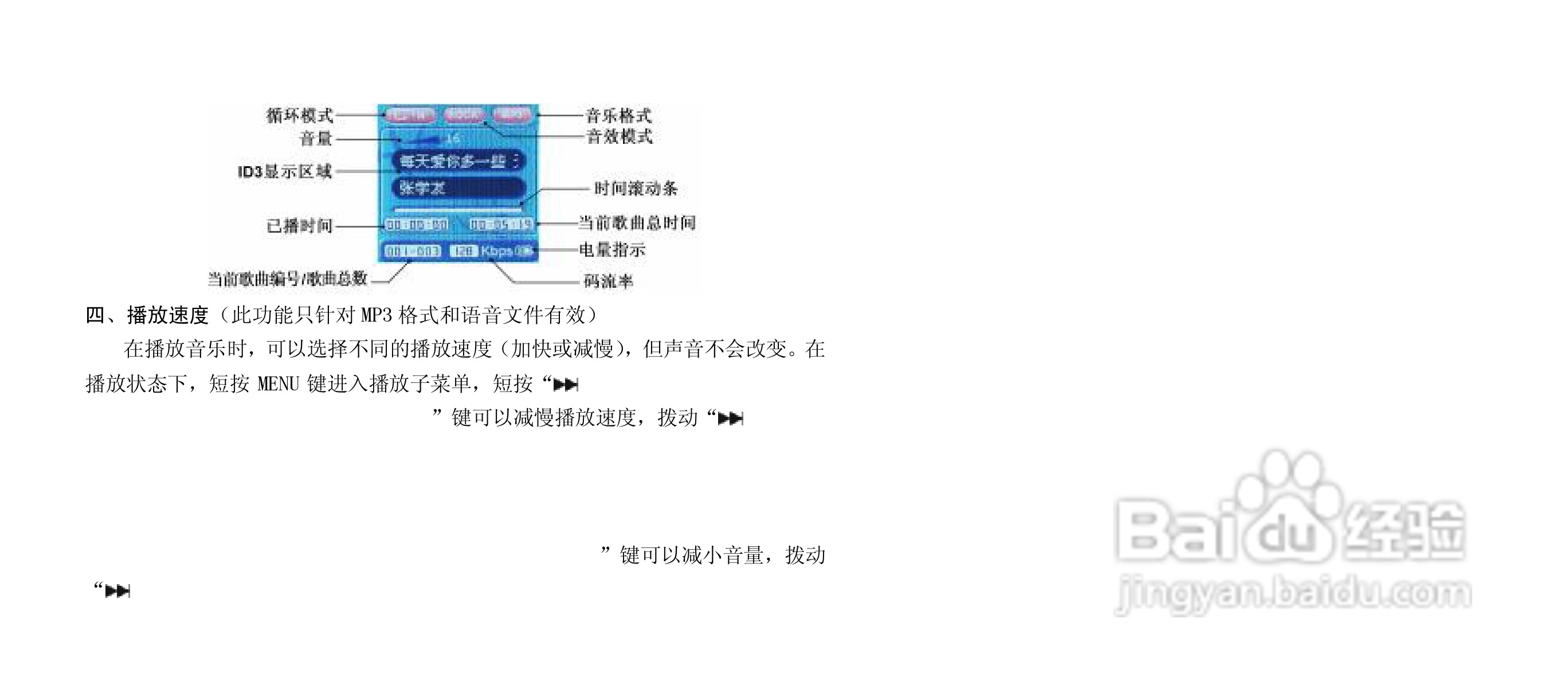 纽曼M511型MP3播放器使用说明书:[1]