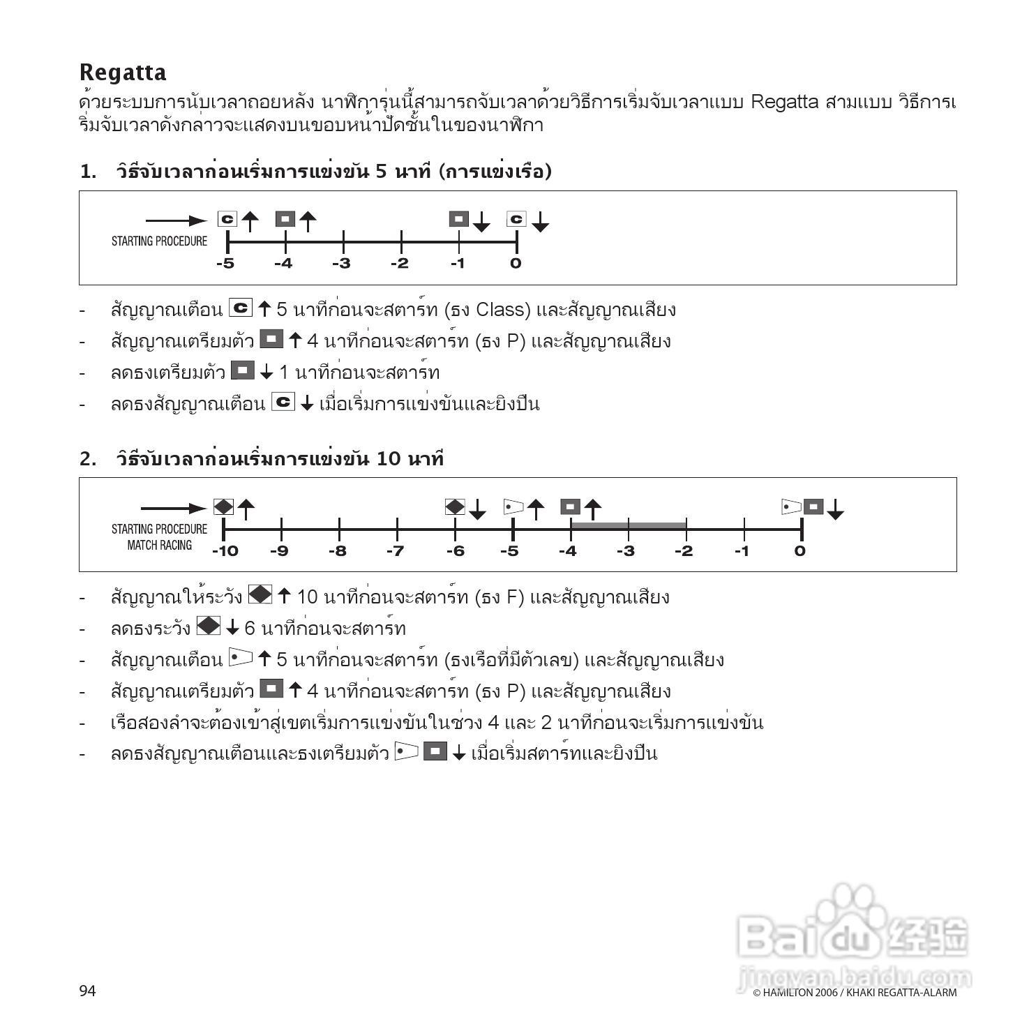 Hamilton汉密尔顿扬帆报时特制手表使用说明书:[10]