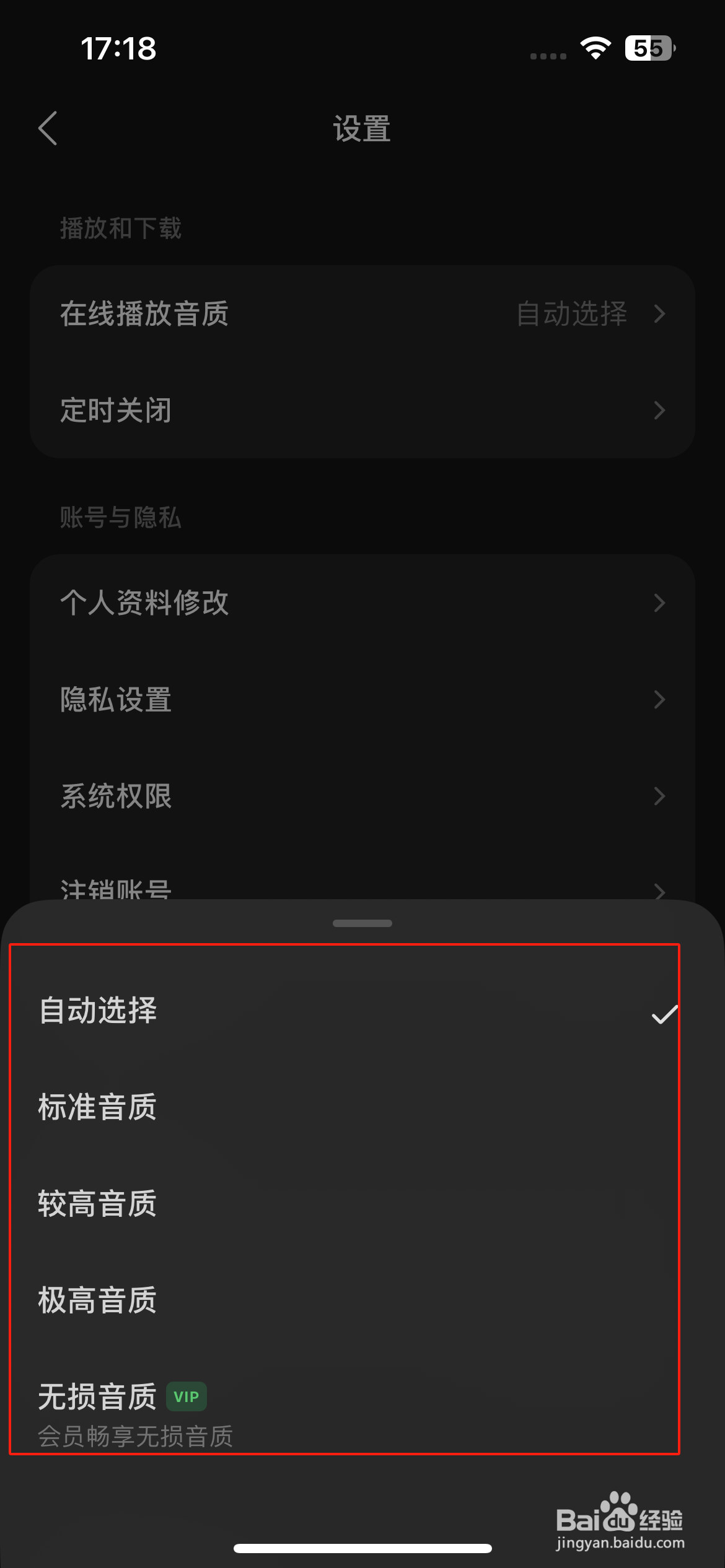 汽水音乐怎么设置音质