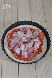 厚底鲜虾培根披萨怎么做