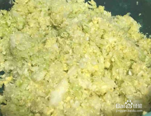 小白菜猪肉饺子馅的做法