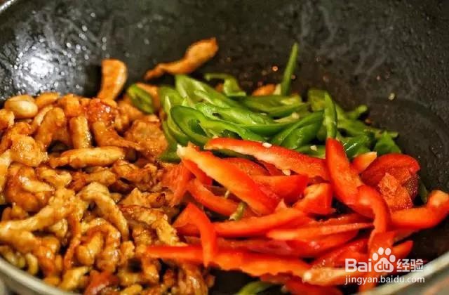 青椒炒肉丝的做法