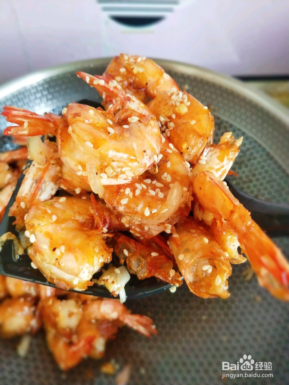 香酥可口的椒盐大虾