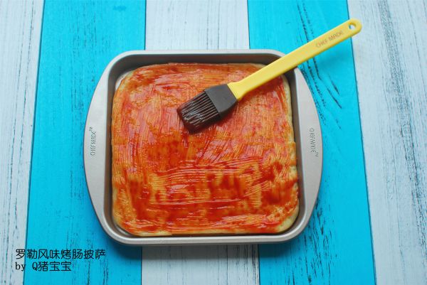 罗勒风味烤肠披萨