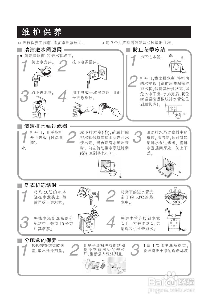 LG WD-A12415D洗衣机使用说明书:[3]