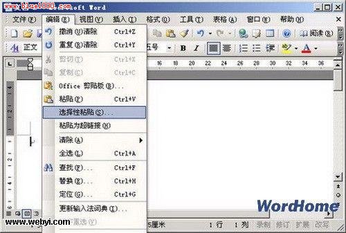 在Word 2003中巧妙粘贴进Excel数据