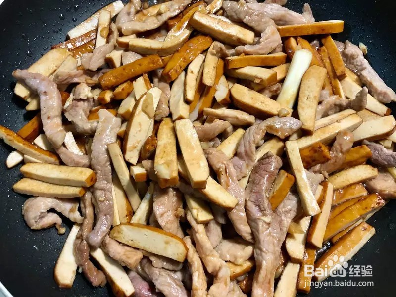 怎样做出家常菜系列之豆干炒肉丝