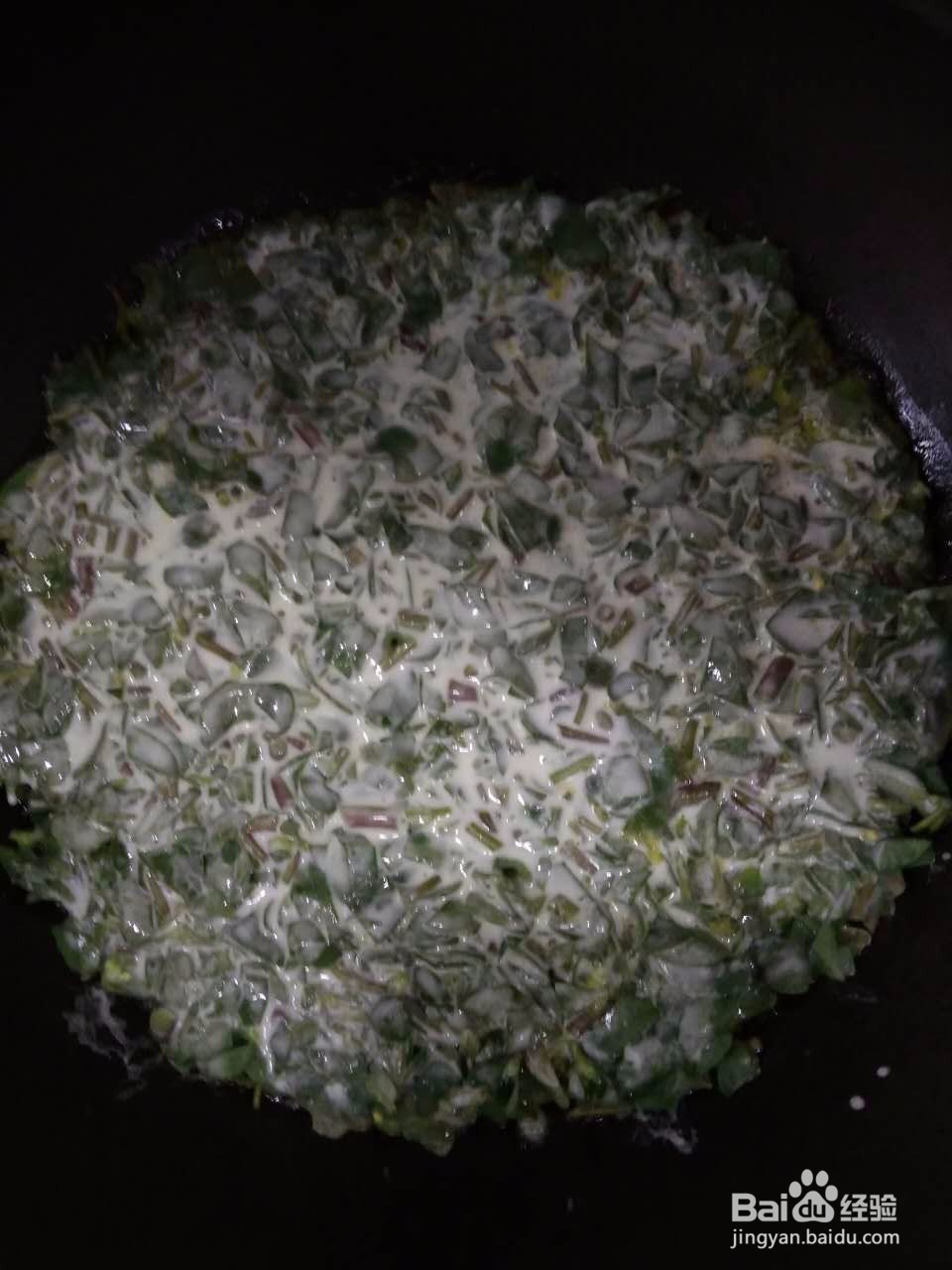 马齿苋鸡蛋饼怎么做