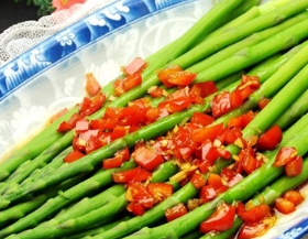 家常耗油芦笋的做法