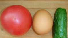 西红柿面汤鸡蛋果