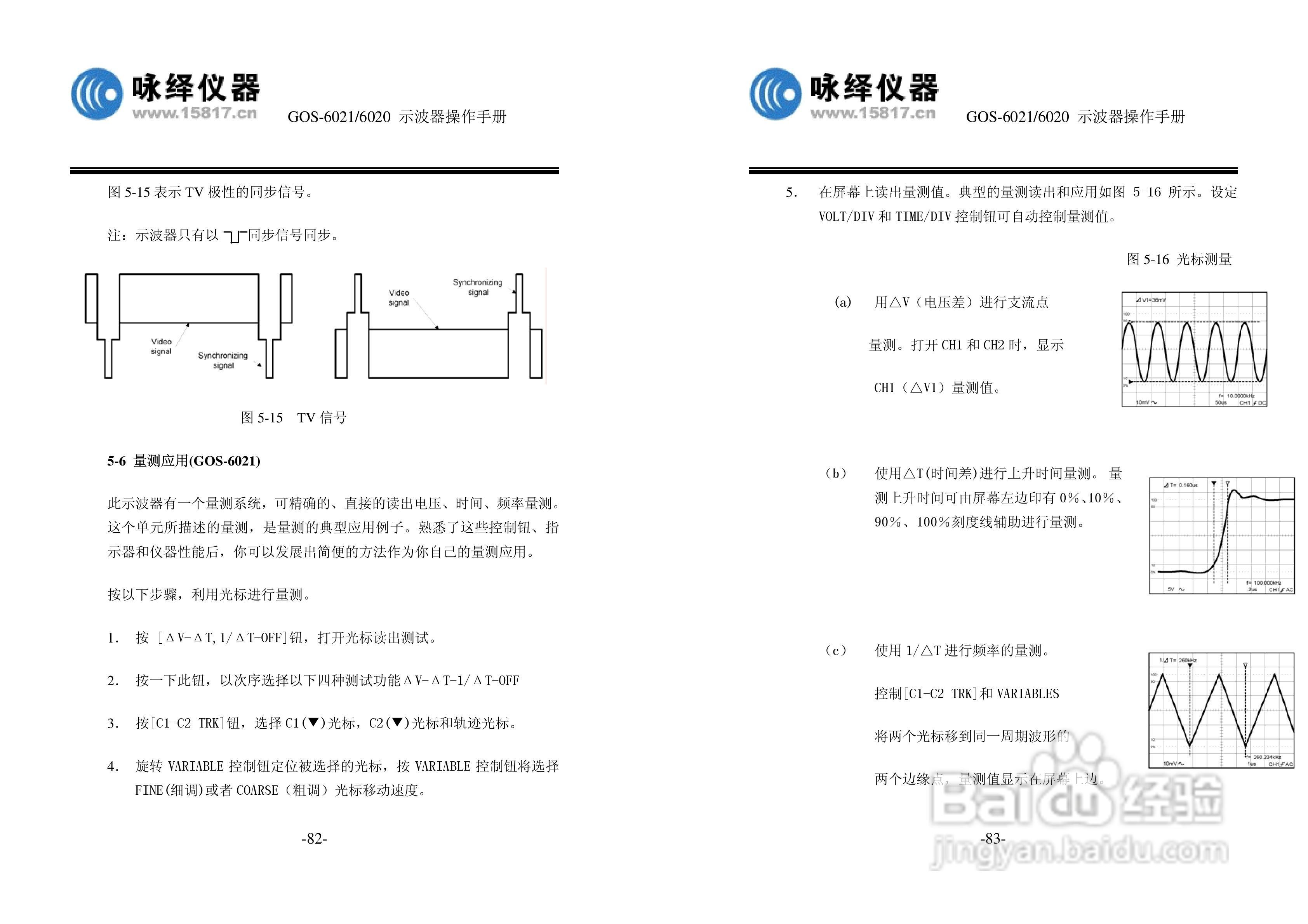 固纬GOS-6021模似示波器说明书:[3]