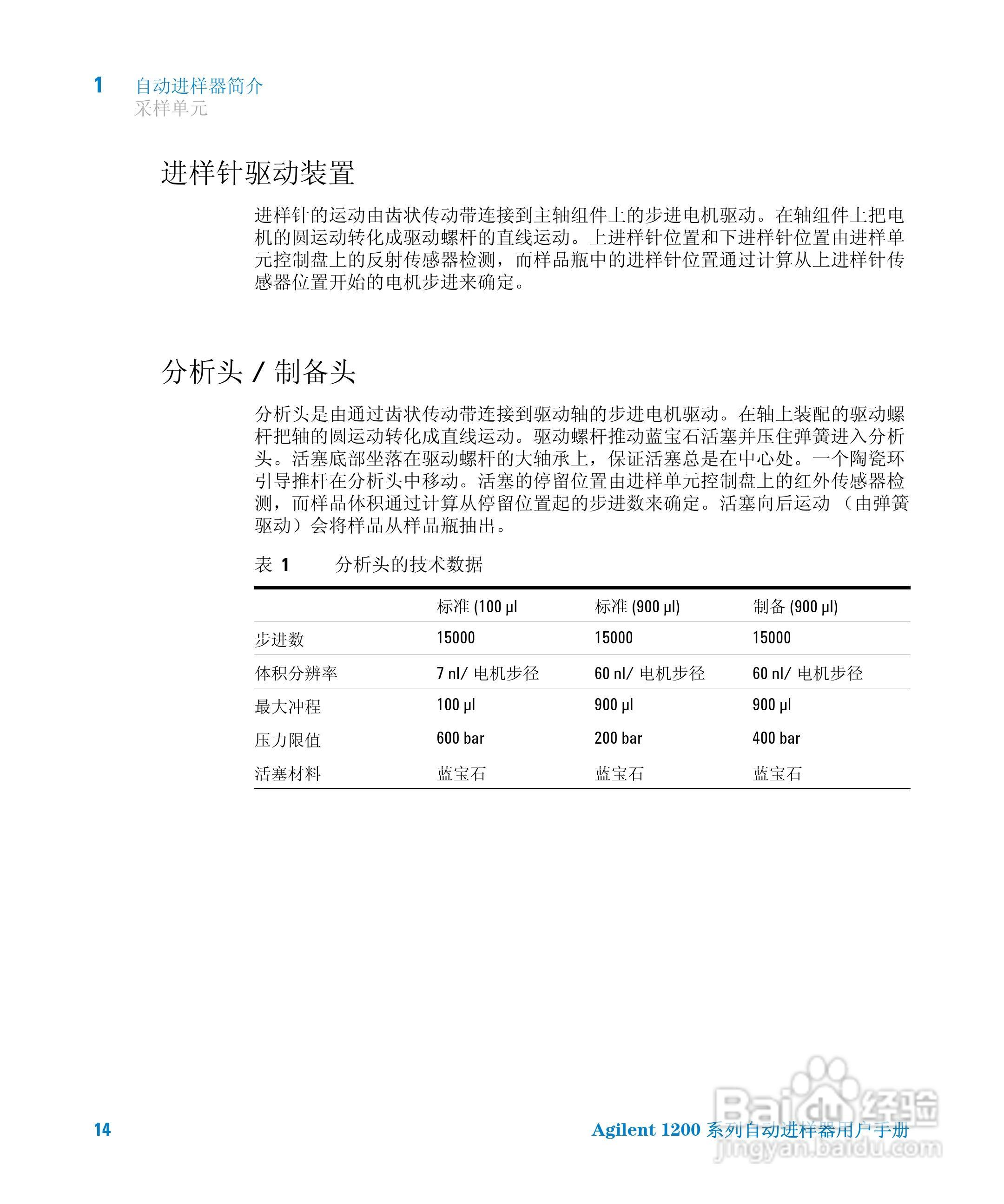 Agilent 1200 系列标准和制备自动进样器用户手册:[2]