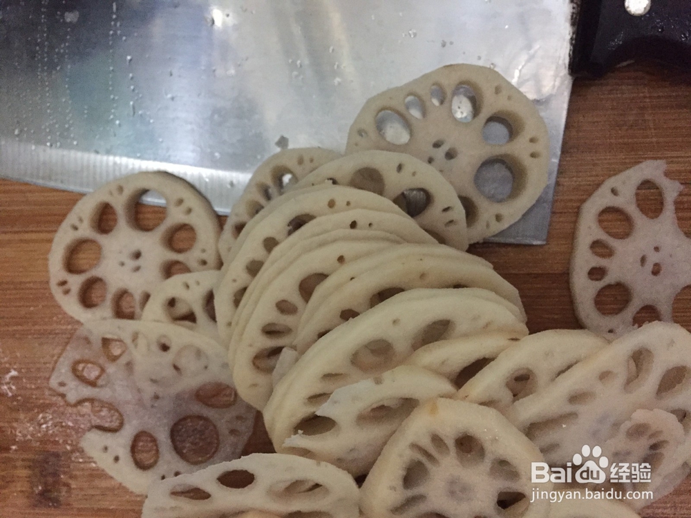 家常菜系清炒莲藕